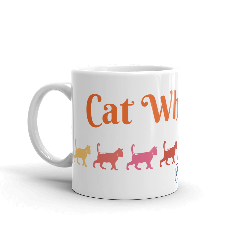 Cat Whisperer Glossy White Coffee Mug