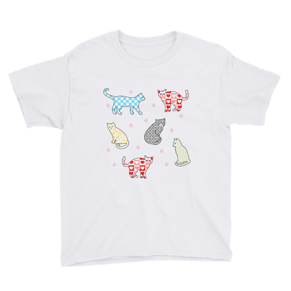 Gingham Cats Kids' Soft Cotton Tee