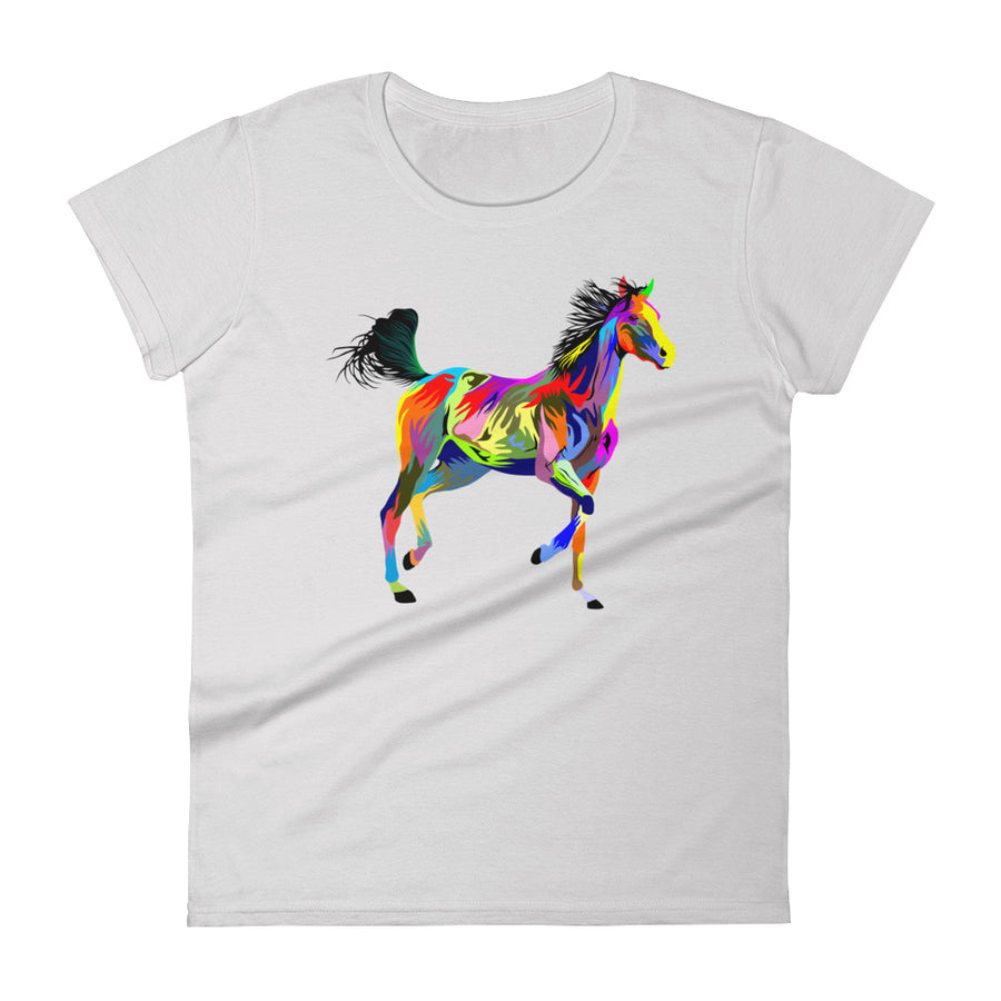Running Painted Horse Women's Short Sleeve T-shirt