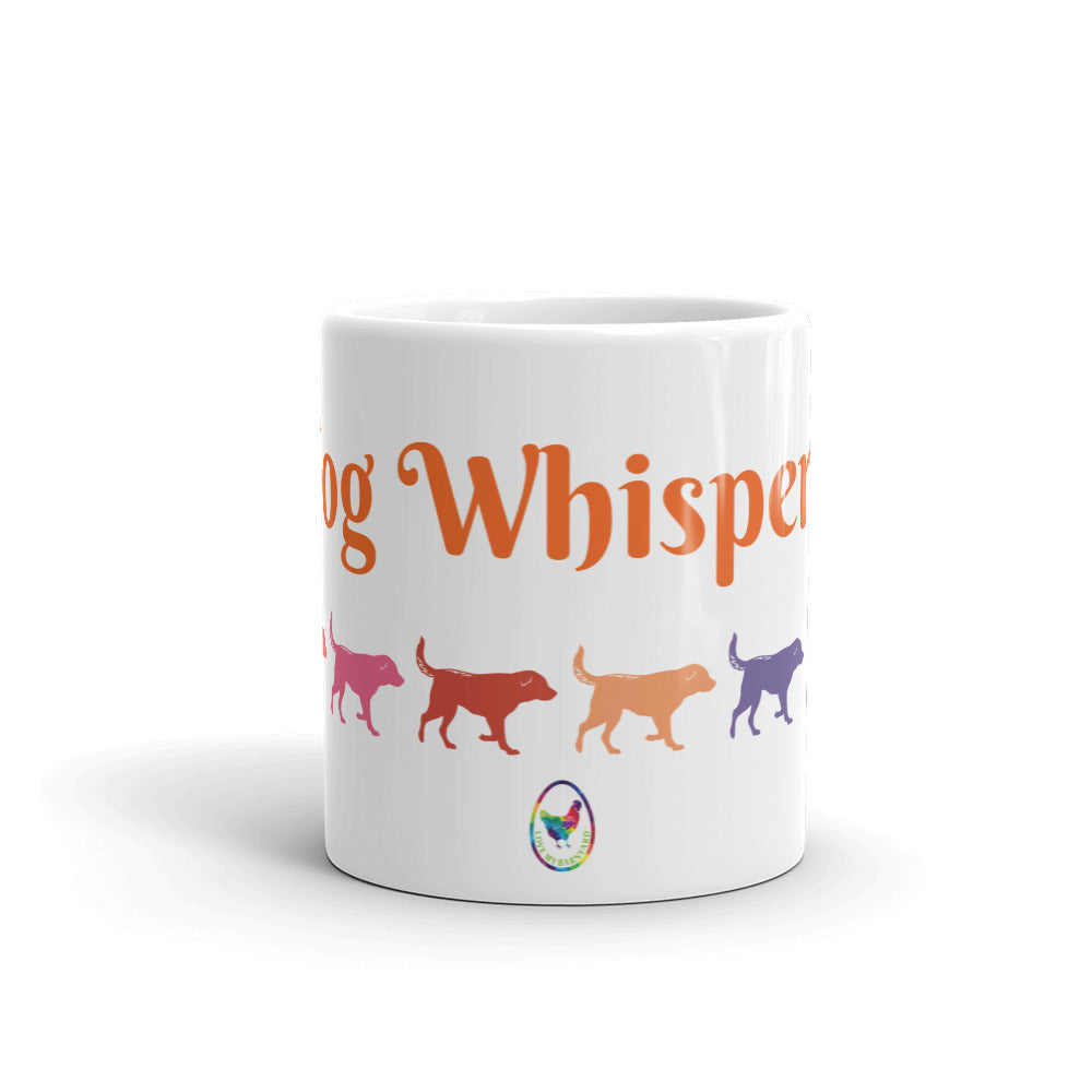 Dog Whisperer Glossy White Coffee Mug