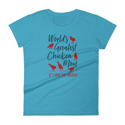 World's Greatest Chicken Mom Women's T-shirt