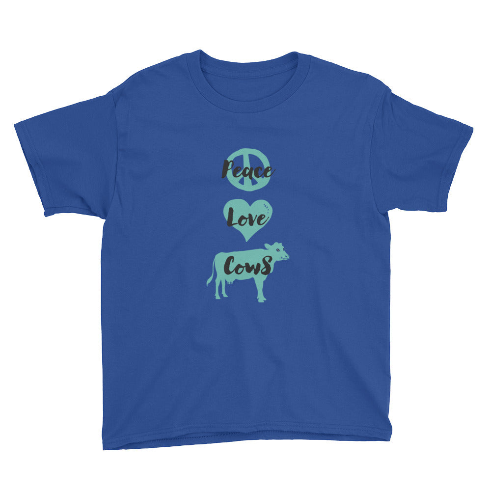 Peace Love Cows Kid's Soft Cotton Tee