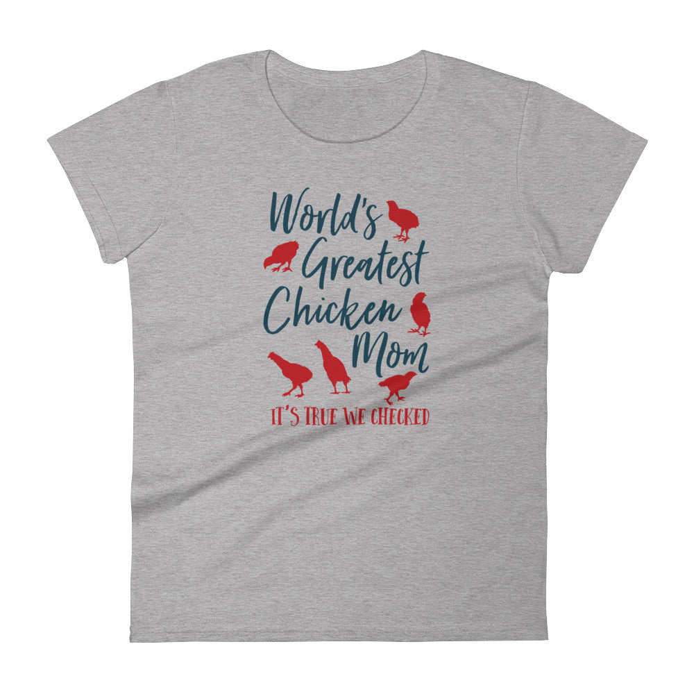 World's Greatest Chicken Mom Women's T-shirt