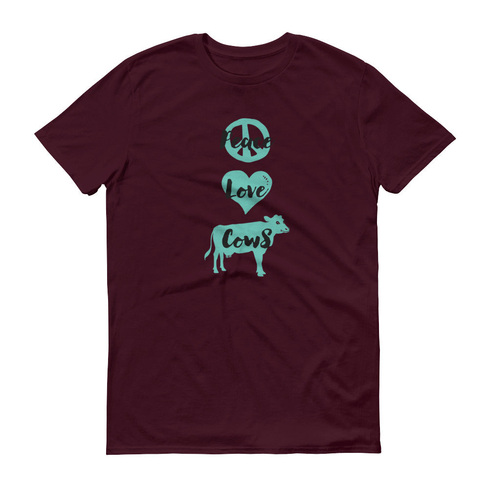 Peace Love Cows Men's T-Shirt