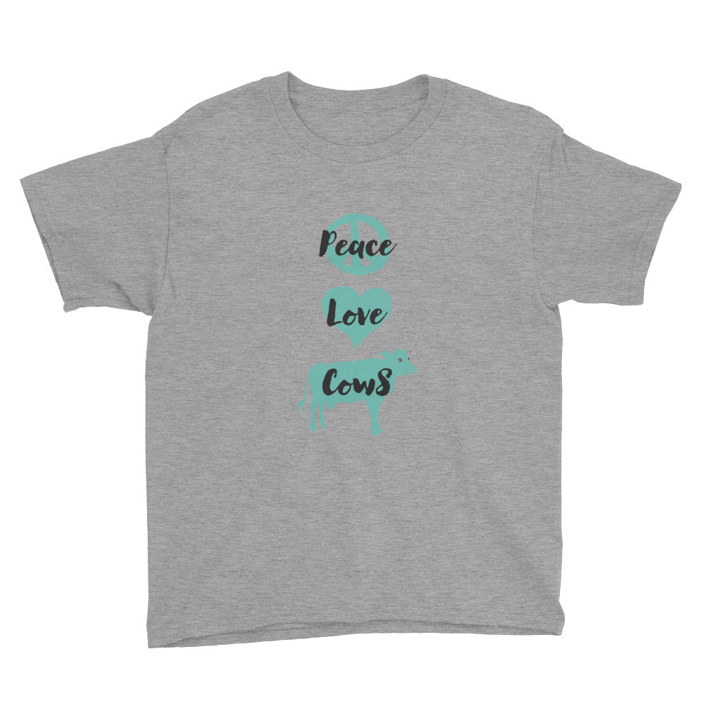 Peace Love Cows Kid's Soft Cotton Tee