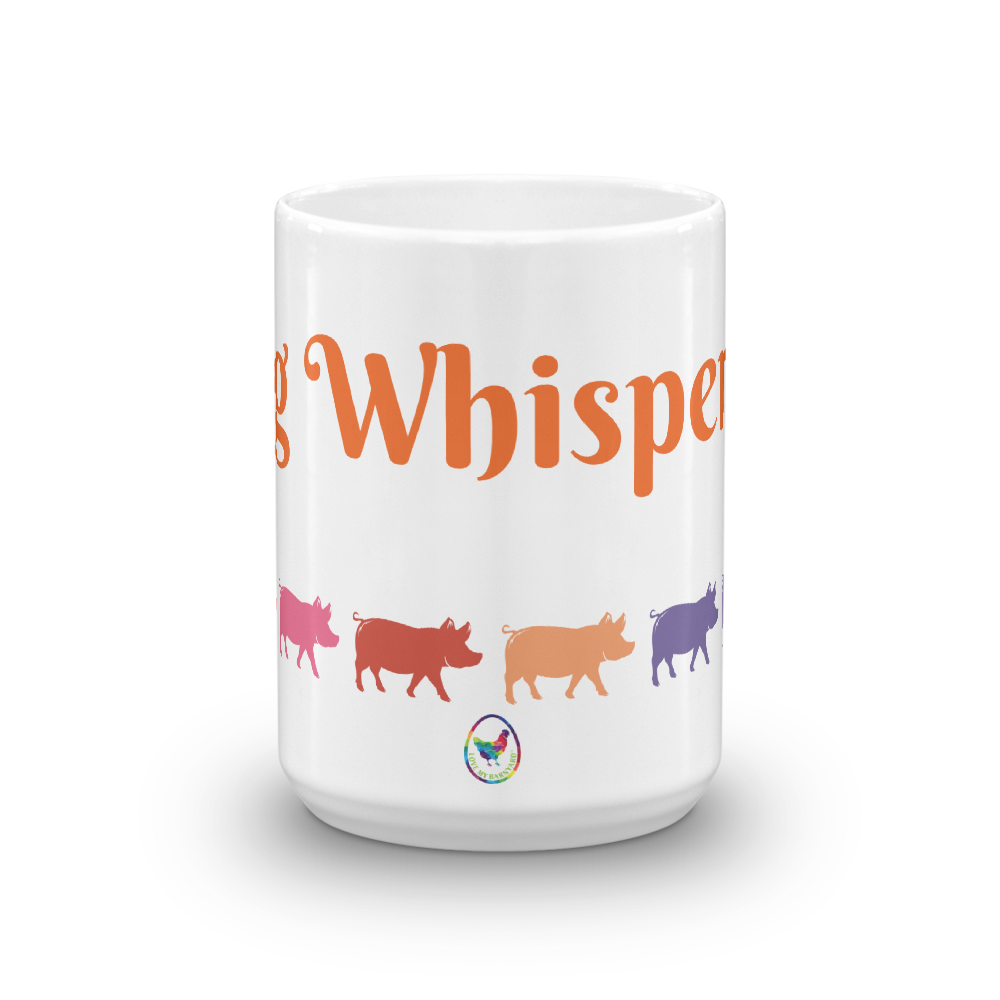 Pig Whisperer Glossy White Coffee Mug