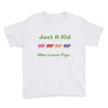 Just A Kid Who Loves Pigs Soft Cotton Tee
