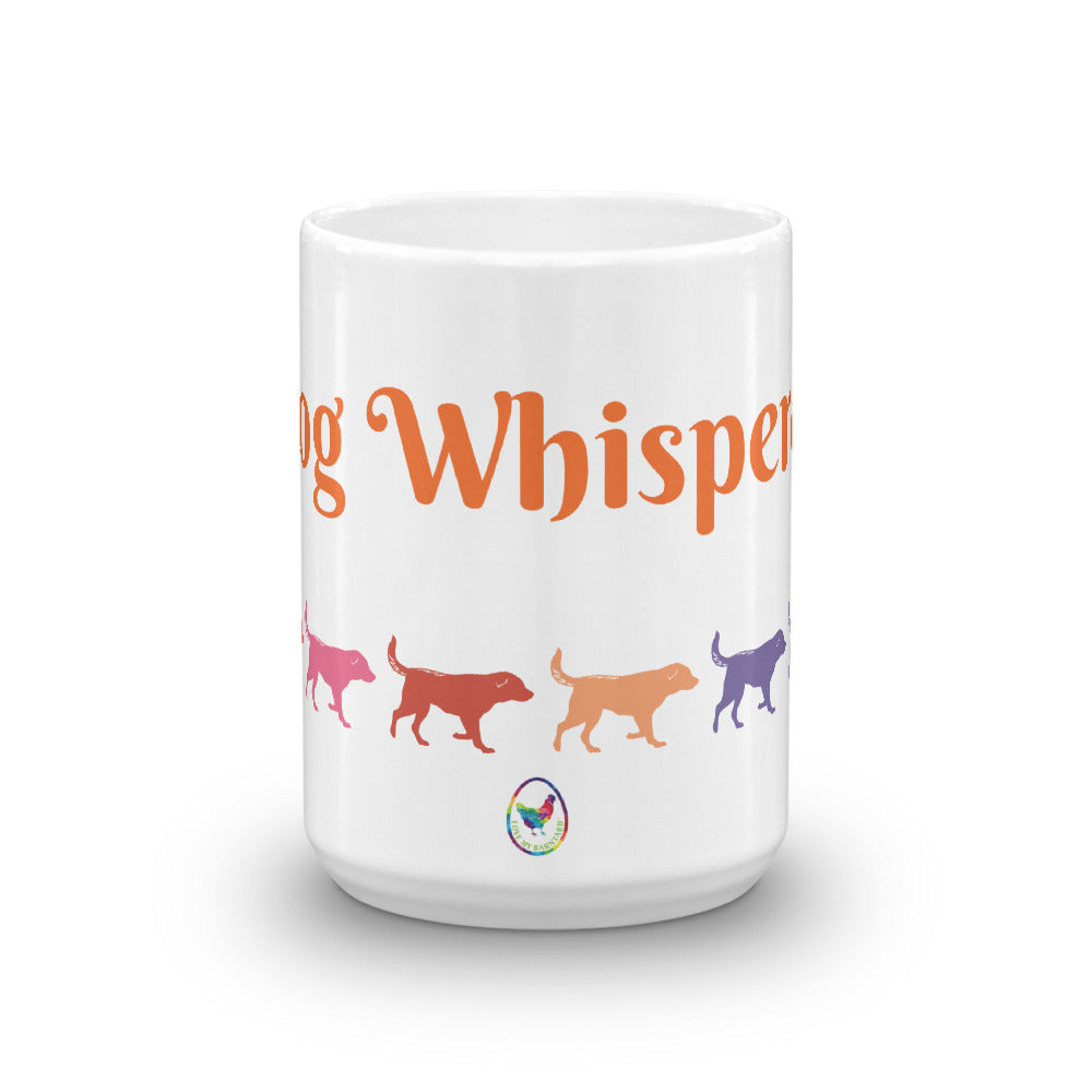 Dog Whisperer Glossy White Coffee Mug