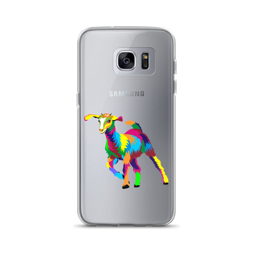 Painted Goat Samsung Phone Cases