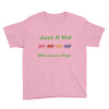 Just A Kid Who Loves Pigs Soft Cotton Tee