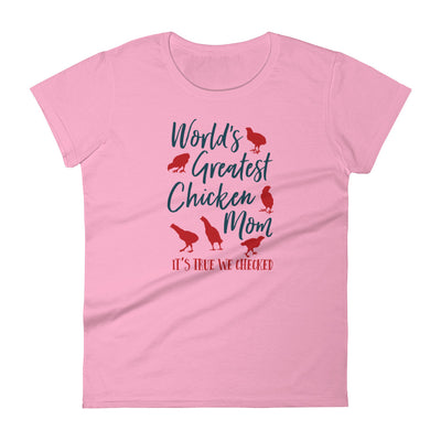 World's Greatest Chicken Mom Women's T-shirt