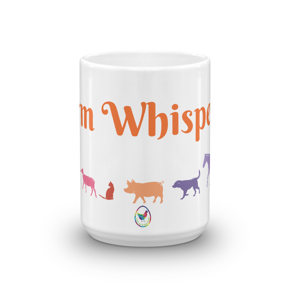 Farm Whisperer Glossy White Coffee Mug