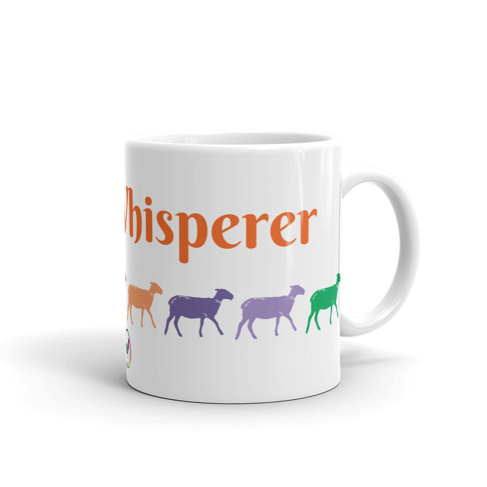 Sheep Whisperer Glossy White Coffee Mug