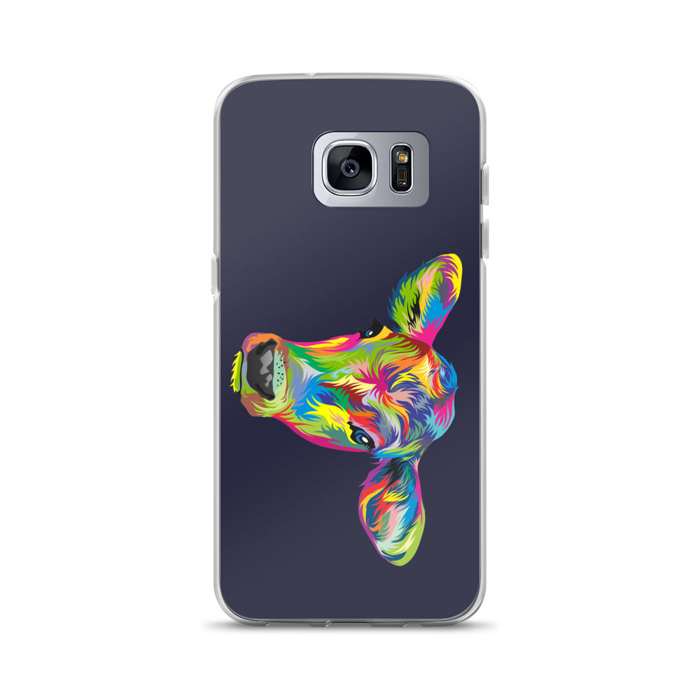 Painted Cow Samsung Phone Cases