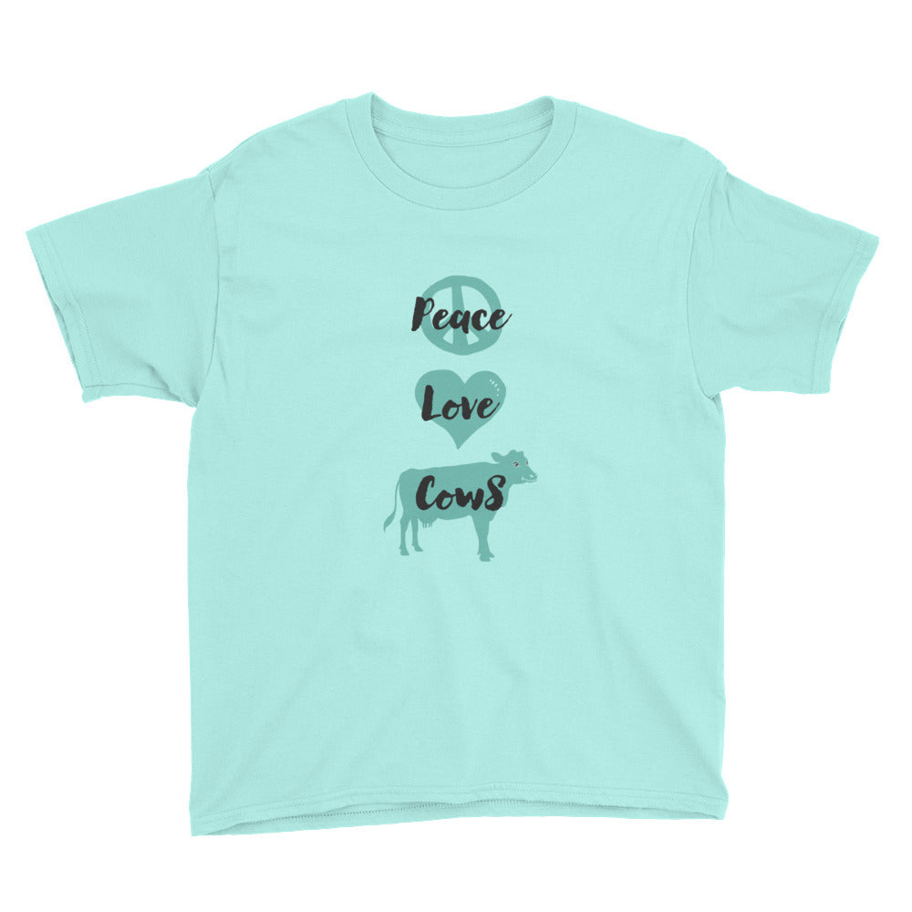 Peace Love Cows Kid's Soft Cotton Tee