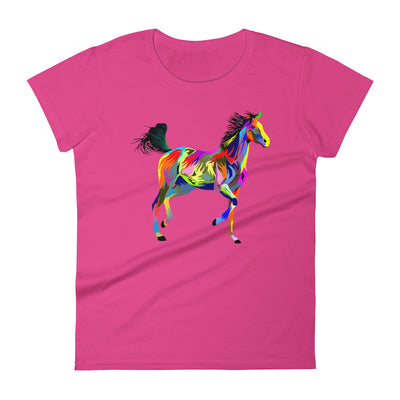 Running Painted Horse Women's Short Sleeve T-shirt