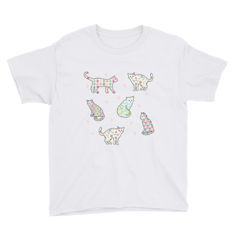 Gingham Cats Kids' Soft Cotton Tee