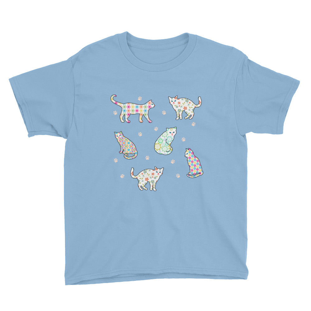 Gingham Cats Kids' Soft Cotton Tee