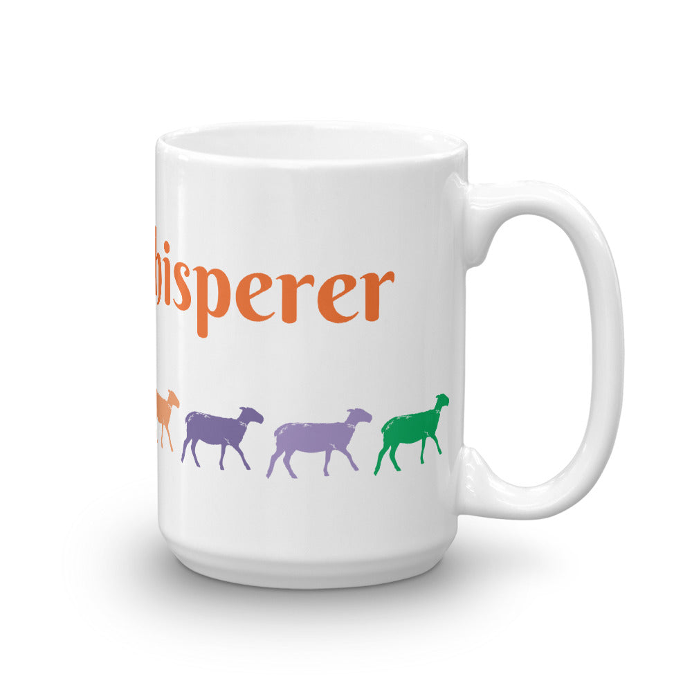Sheep Whisperer Glossy White Coffee Mug