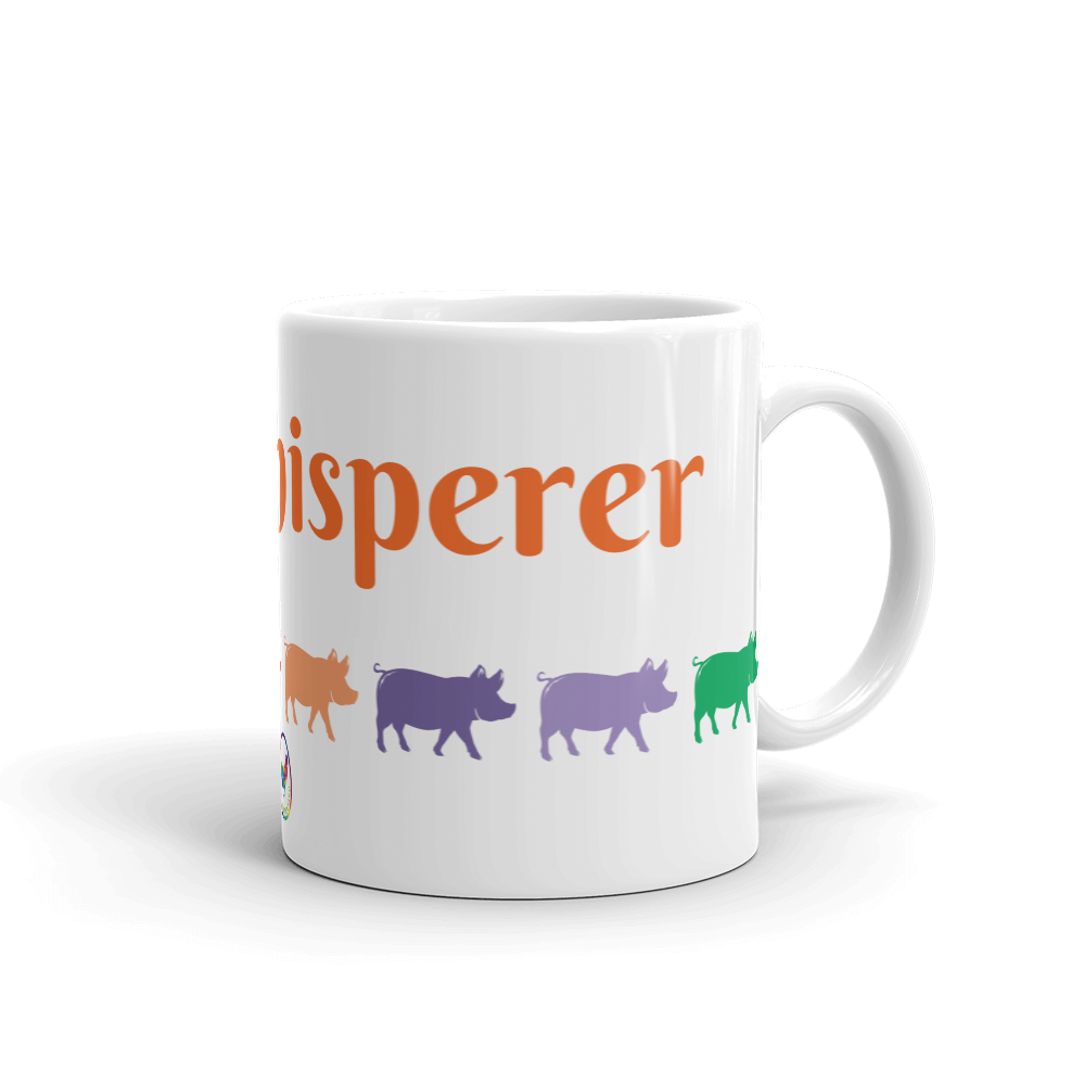Pig Whisperer Glossy White Coffee Mug