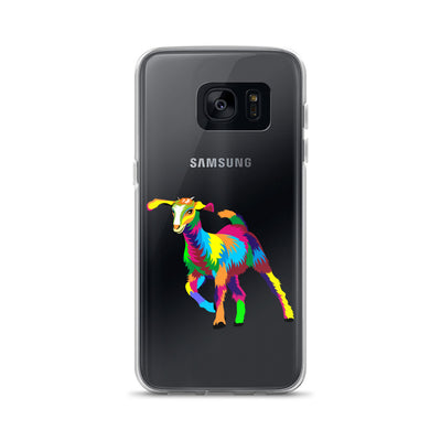 Painted Goat Samsung Phone Cases