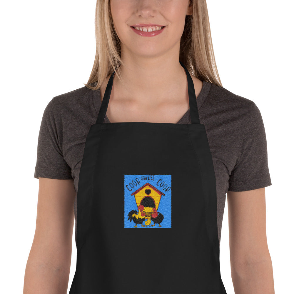 Coop Sweet Coop Embroidered Apron