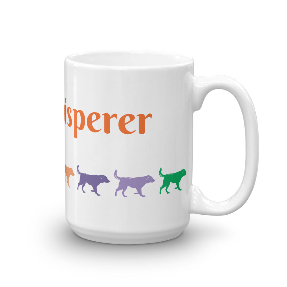 Dog Whisperer Glossy White Coffee Mug