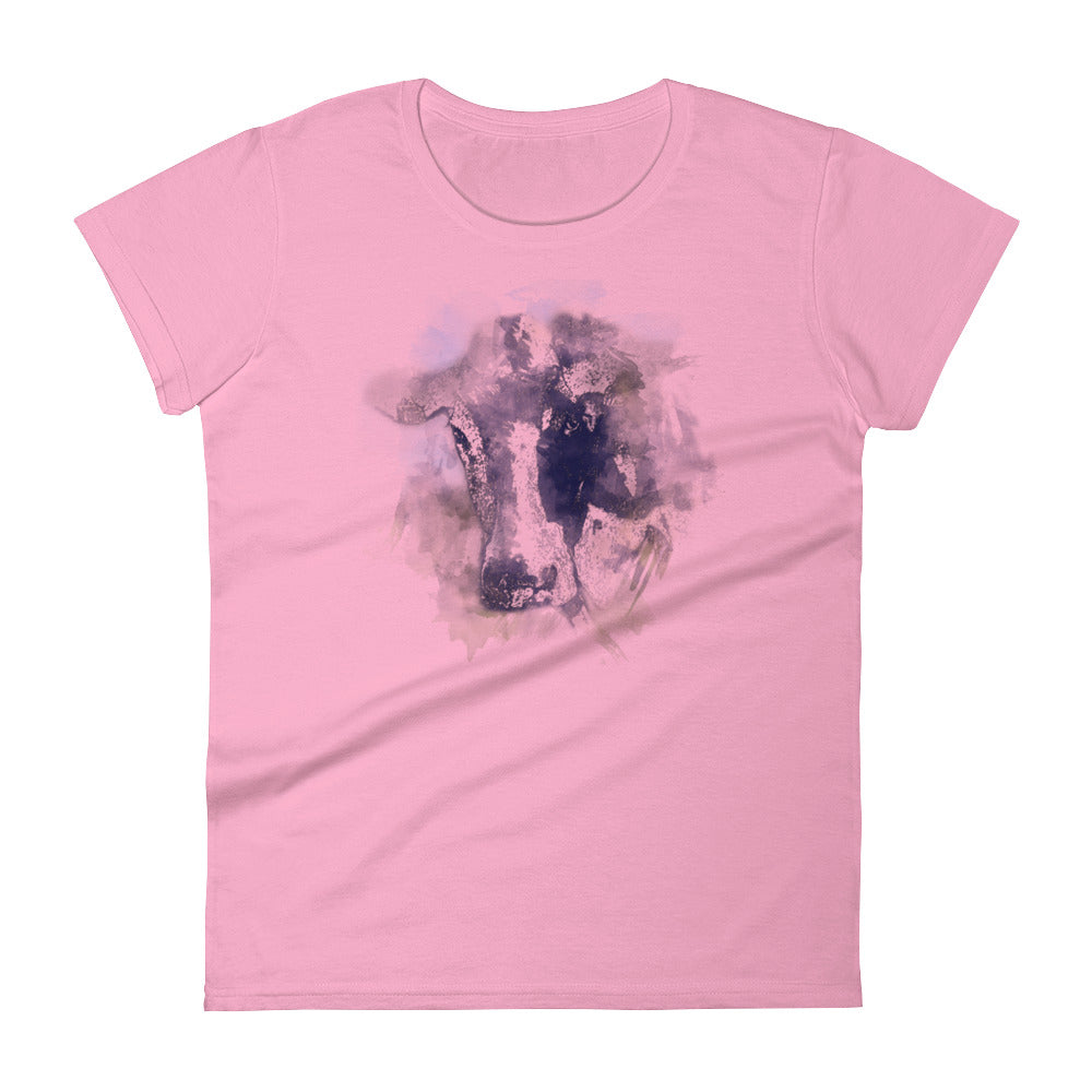 Watercolor Holstein Cow Women's T-shirt