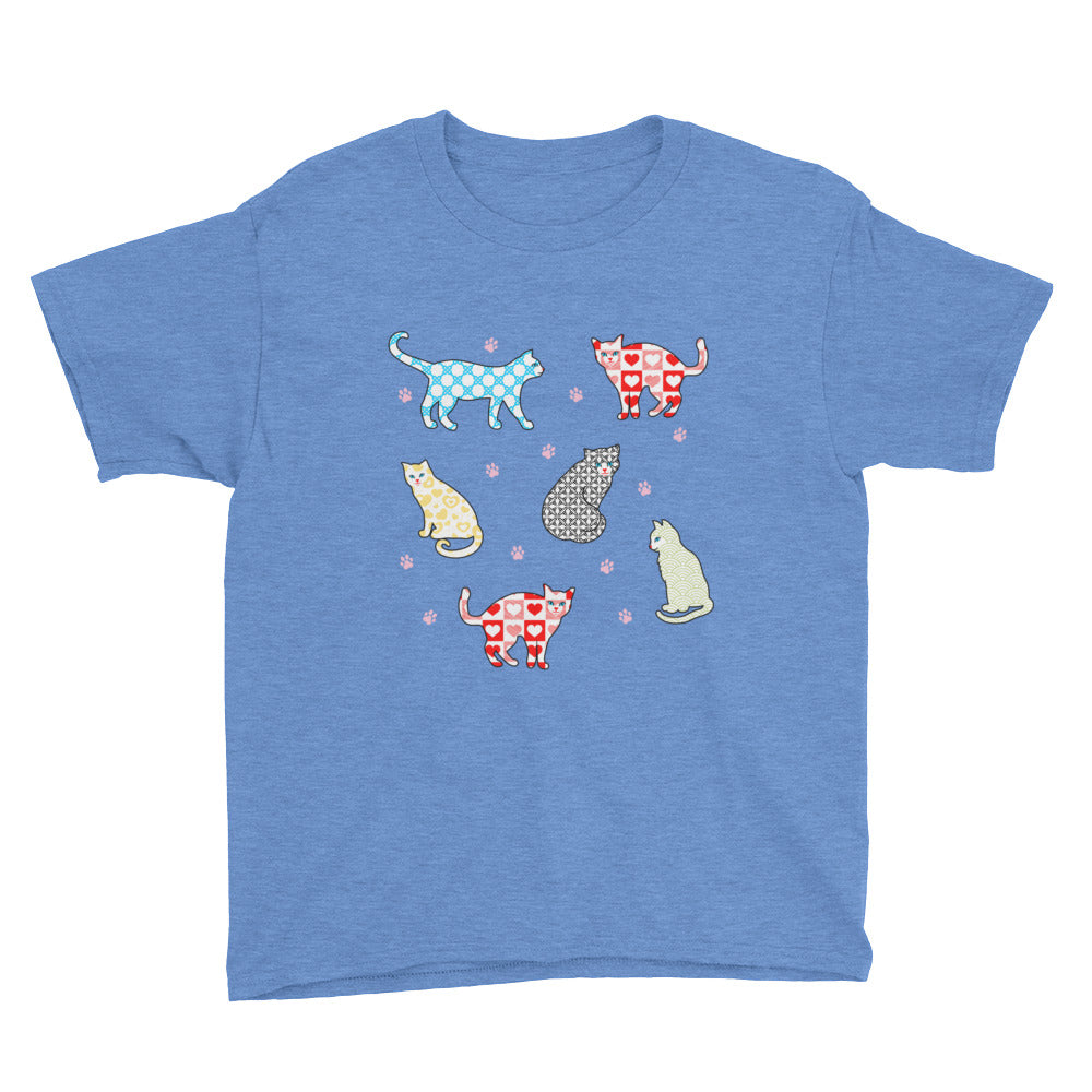 Gingham Cats Kids' Soft Cotton Tee