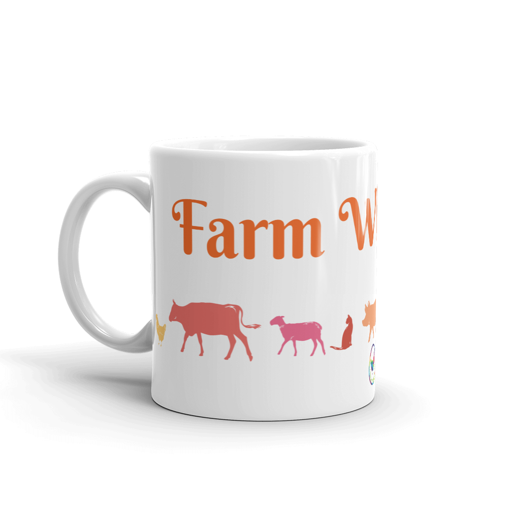 Farm Whisperer Glossy White Coffee Mug