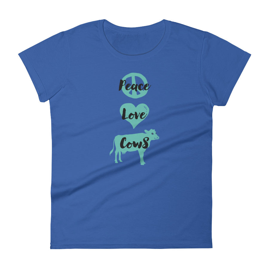Peace Love Cows Women's T-shirt