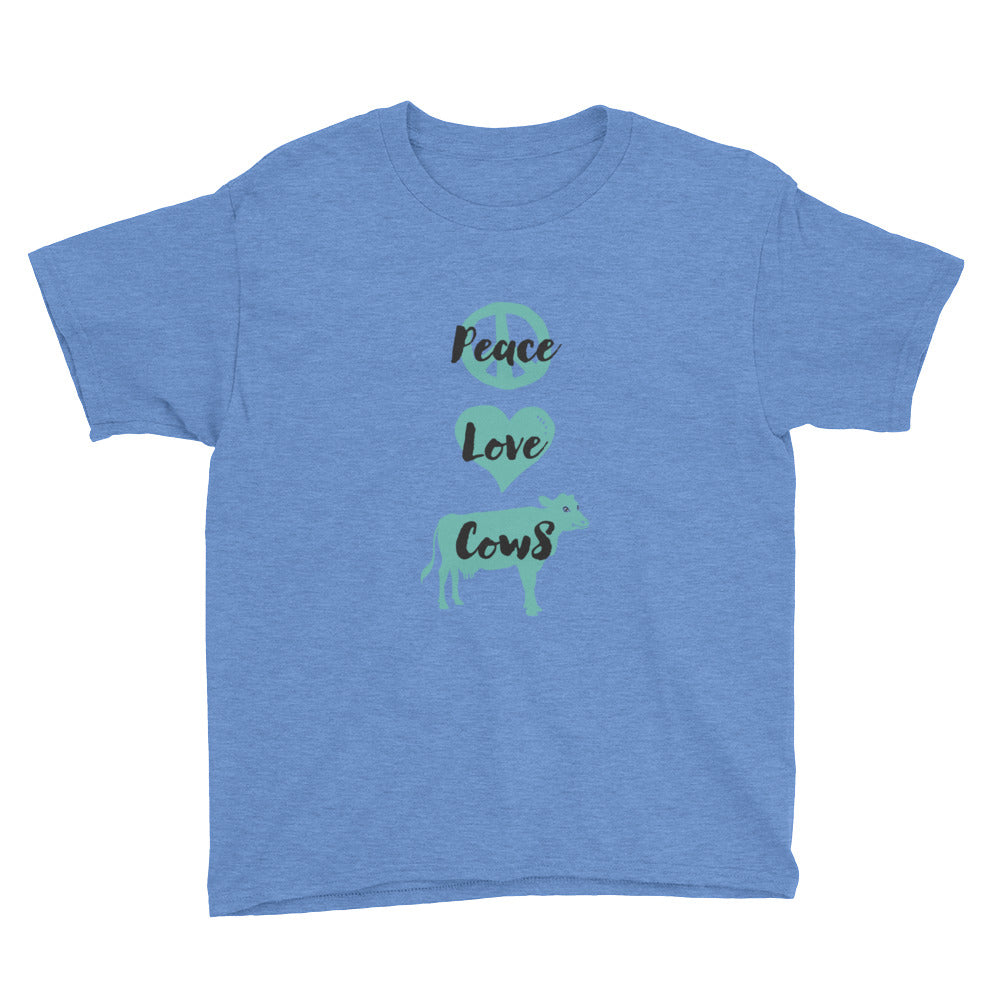 Peace Love Cows Kid's Soft Cotton Tee