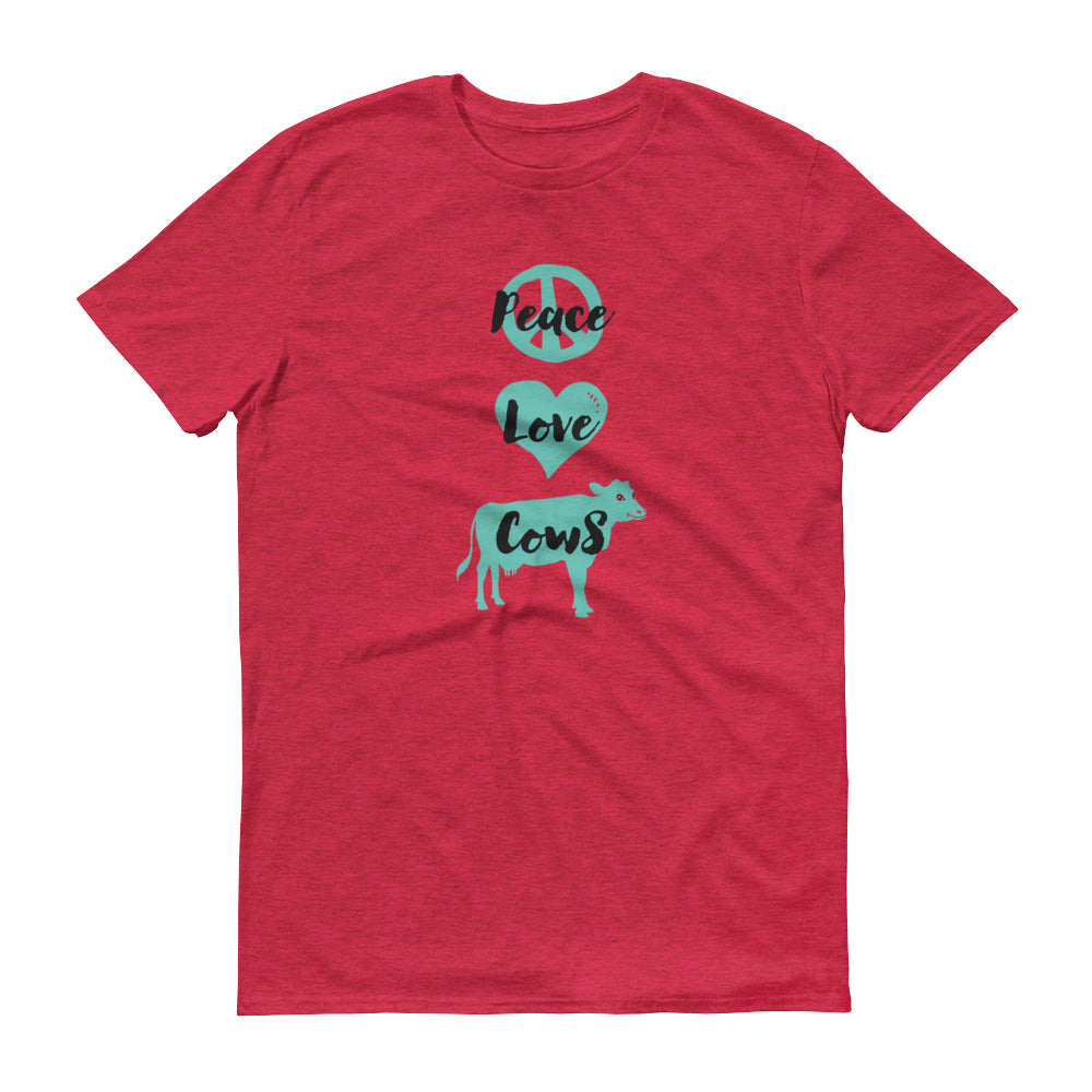 Peace Love Cows Men's T-Shirt
