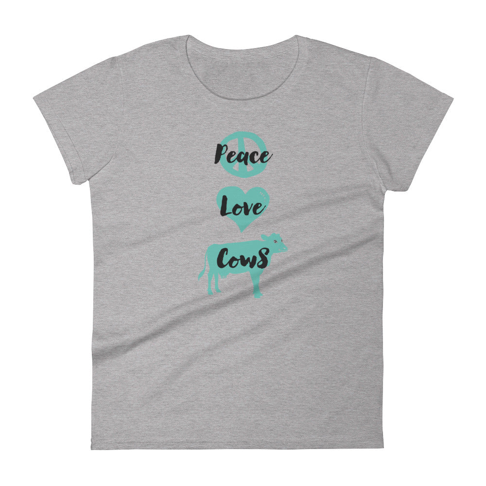 Peace Love Cows Women's T-shirt