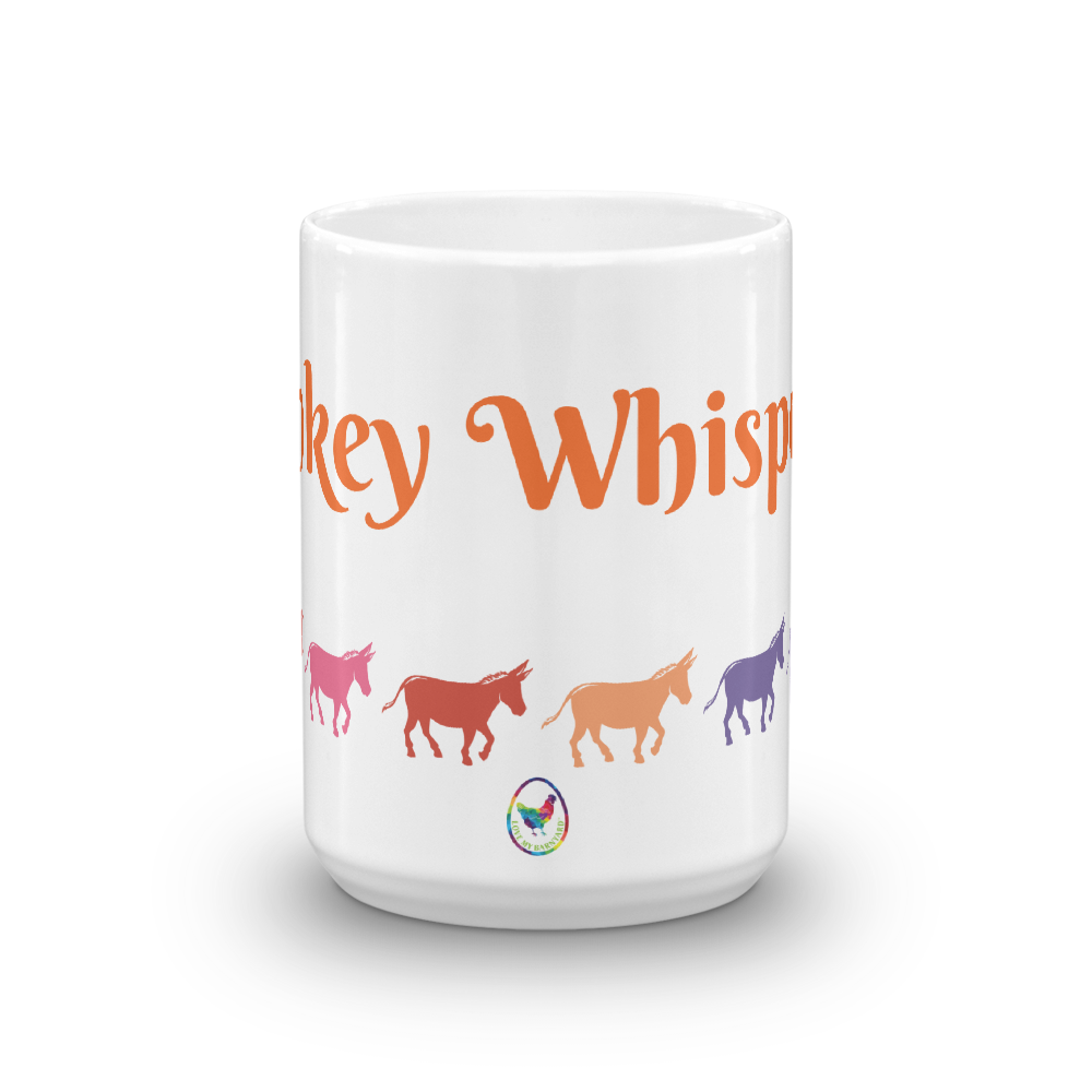 Donkey Whisperer Glossy White Coffee Mug