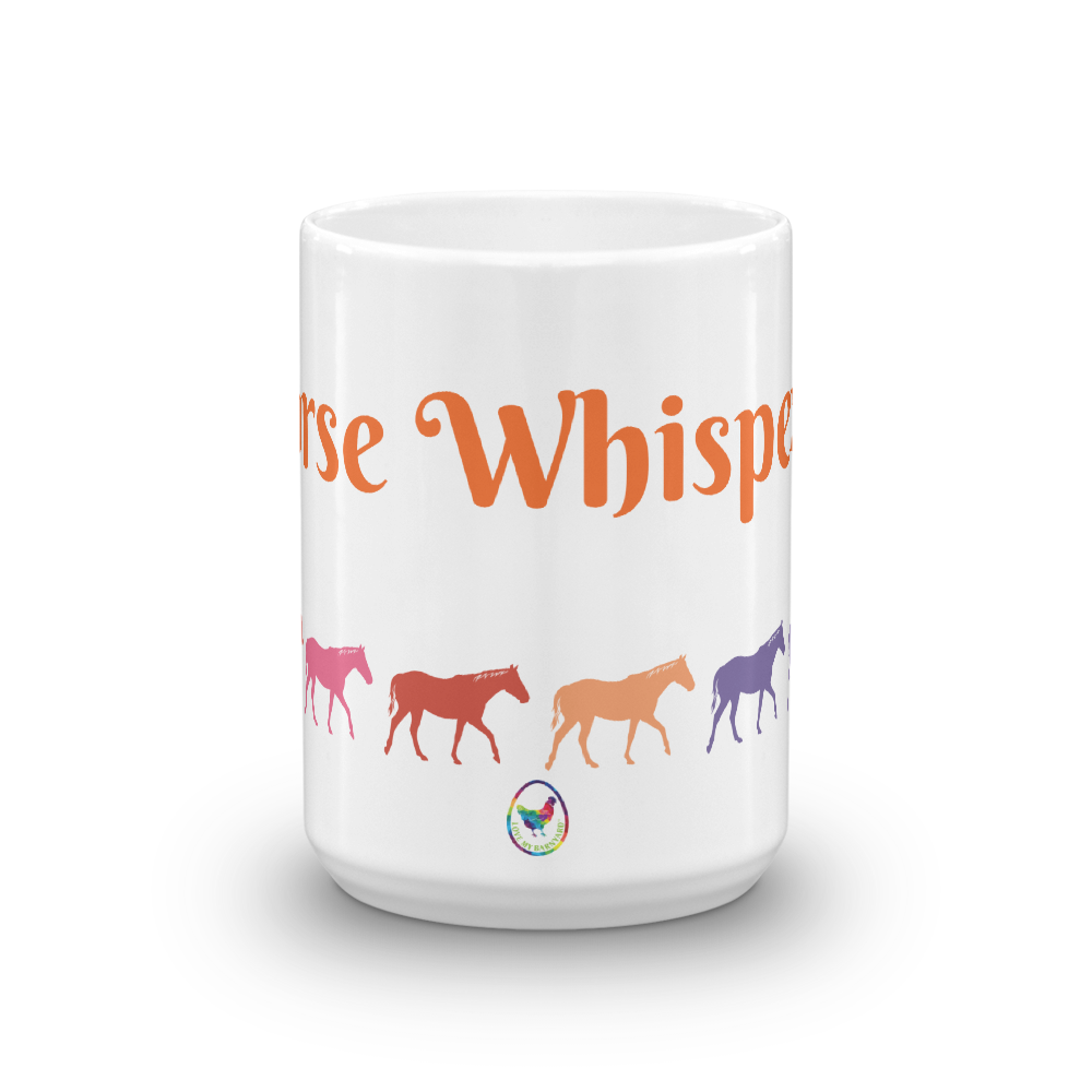 Horse Whisperer Glossy White Coffee Mug