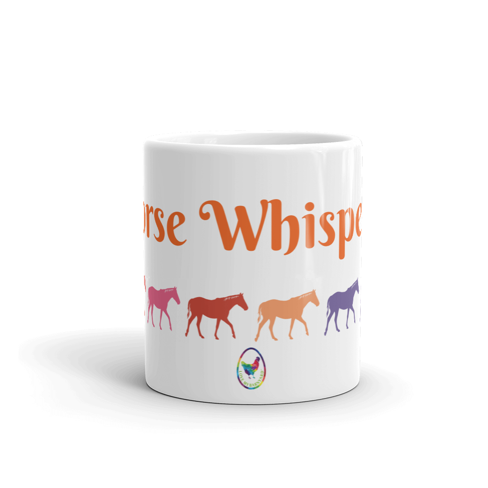 Horse Whisperer Glossy White Coffee Mug