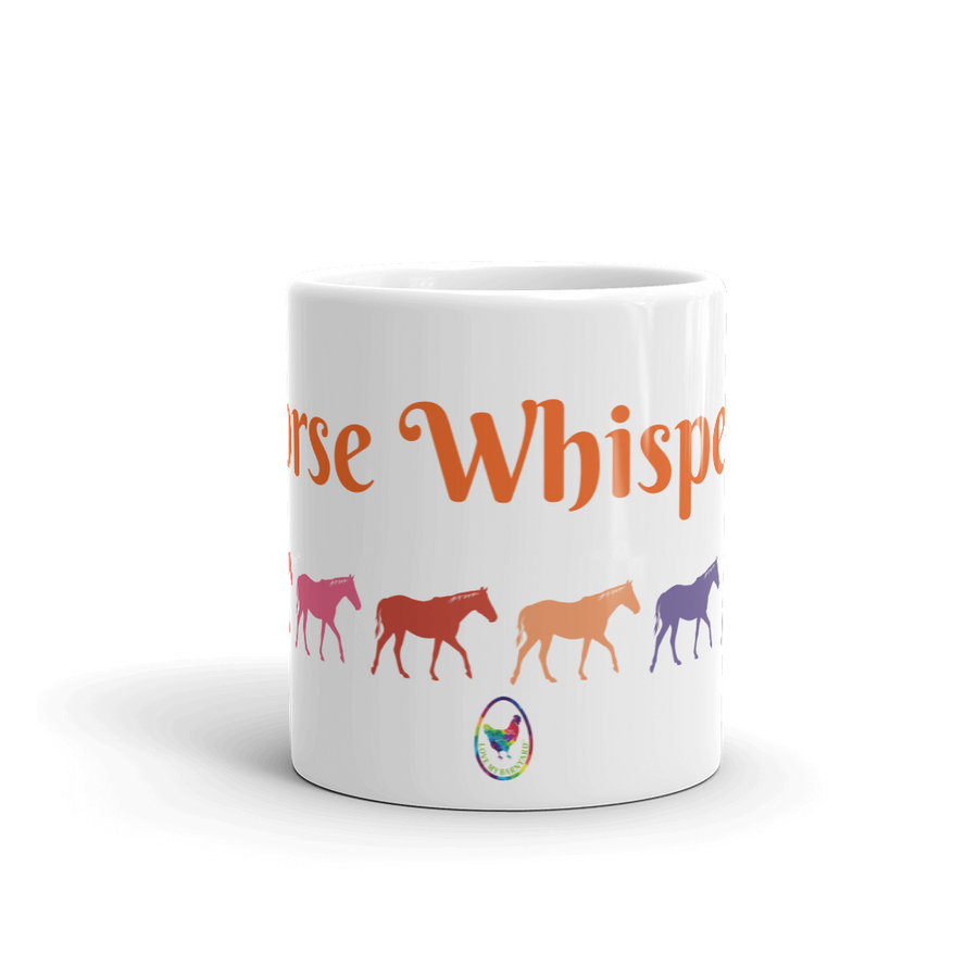Horse Whisperer Glossy White Coffee Mug