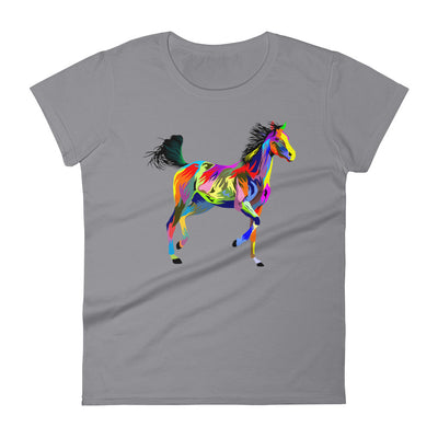 Painted Running Horse Women's T-shirt