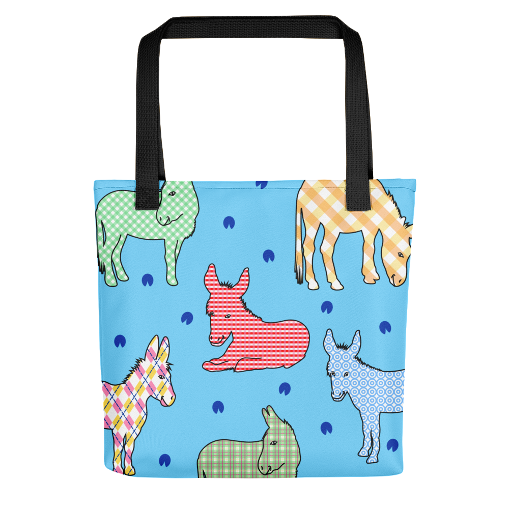 Donkey Gingham Tote bag