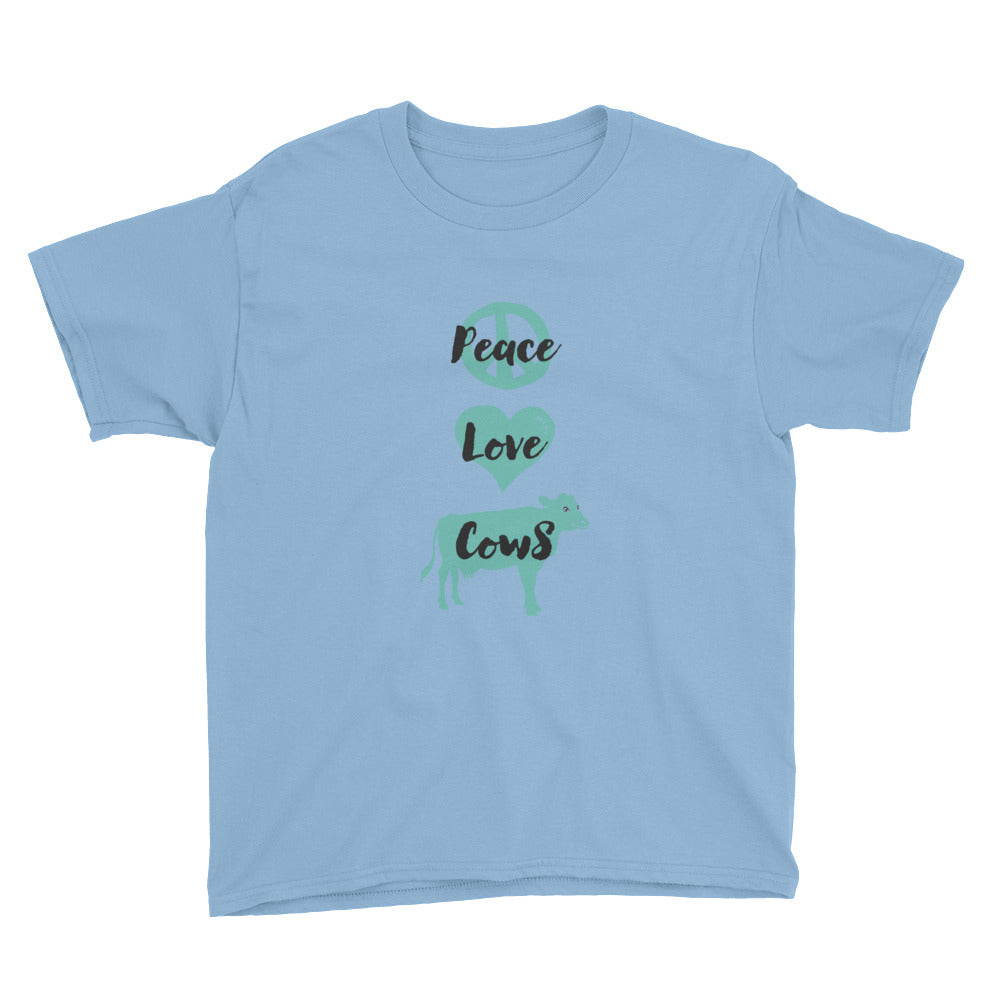 Peace Love Cows Kid's Soft Cotton Tee