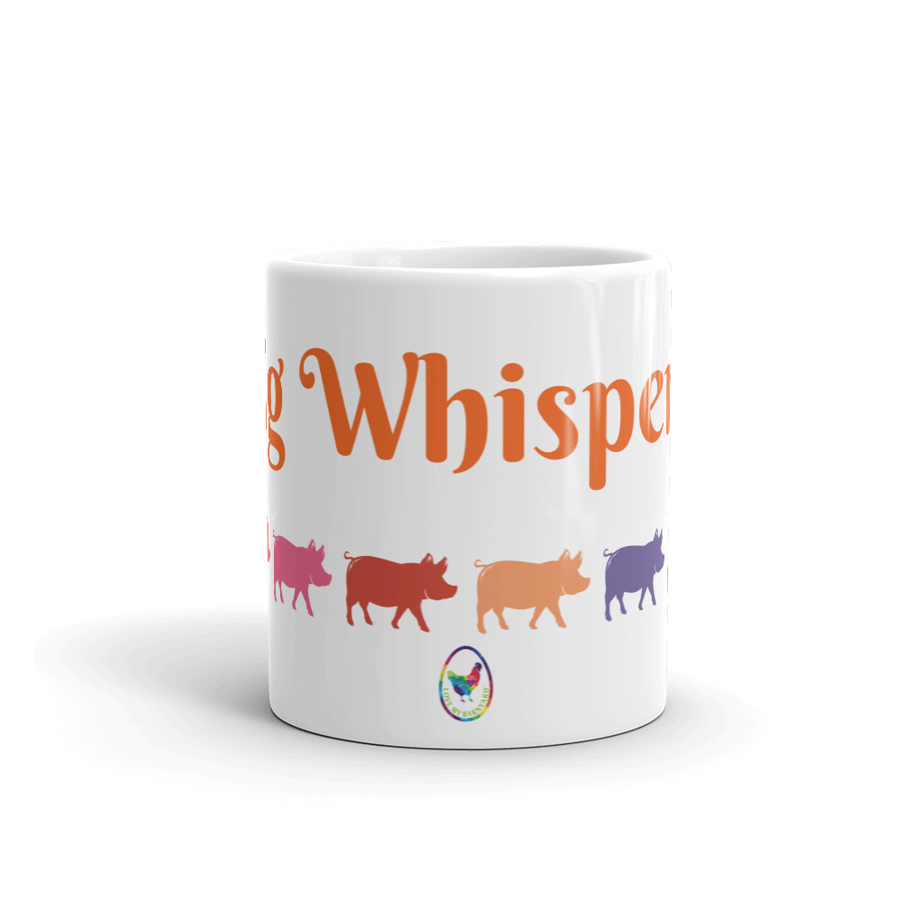 Pig Whisperer Glossy White Coffee Mug