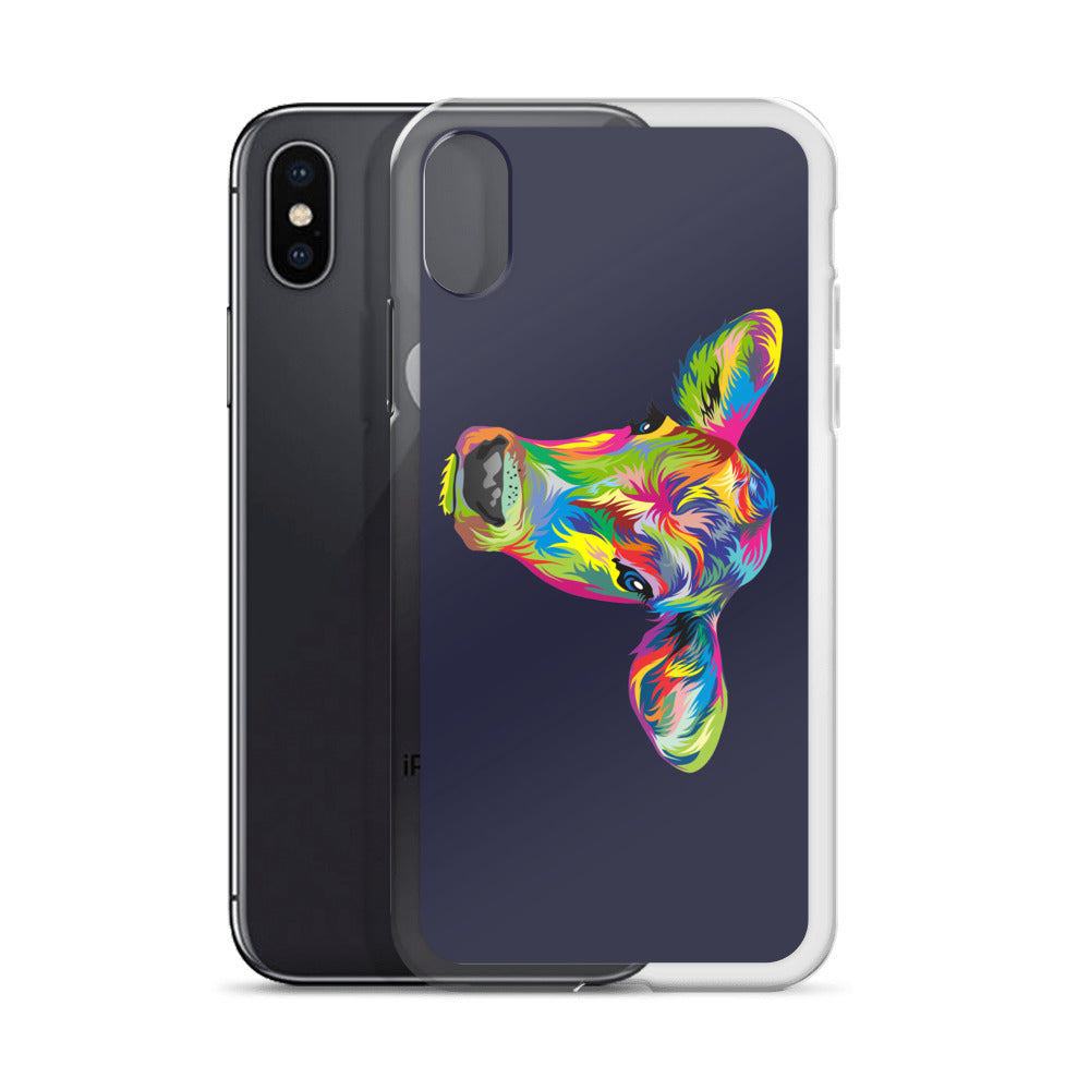 Painted Cow iPhone Cases