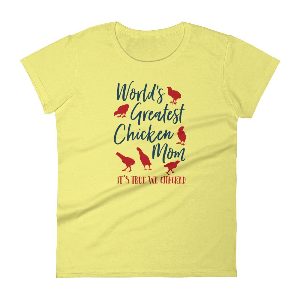 World's Greatest Chicken Mom Women's T-shirt