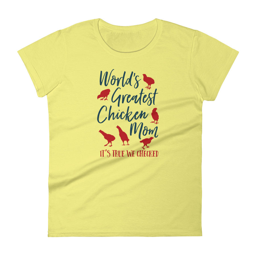 World's Greatest Chicken Mom Women's T-shirt