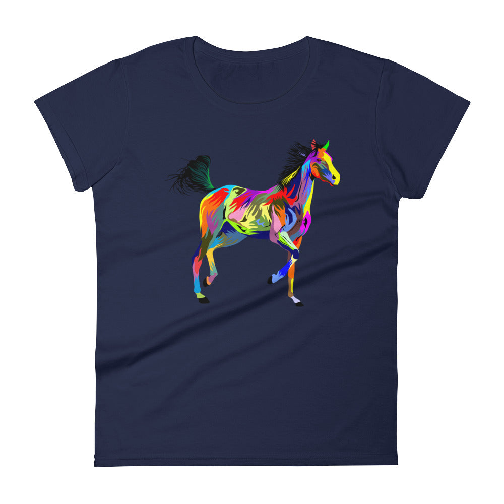 Running Painted Horse Women's Short Sleeve T-shirt