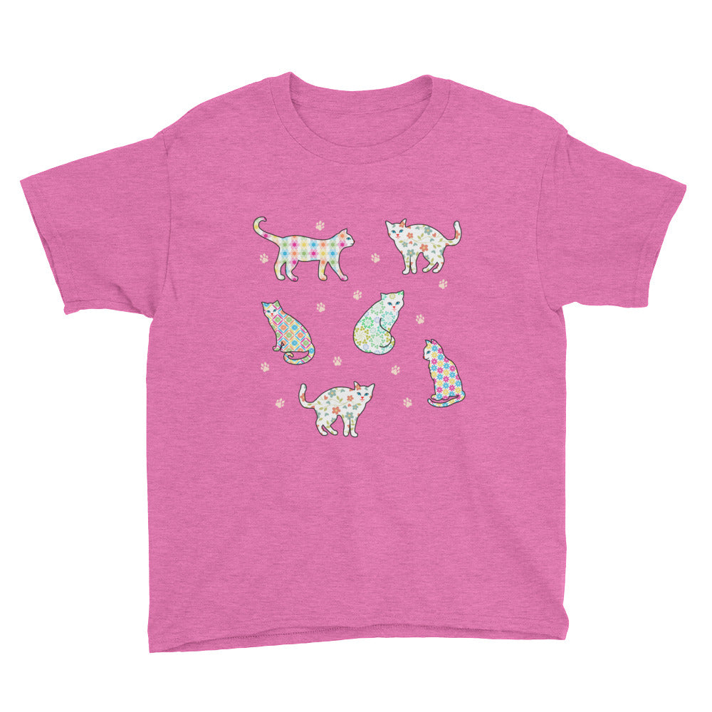 Gingham Cats Kids' Soft Cotton Tee
