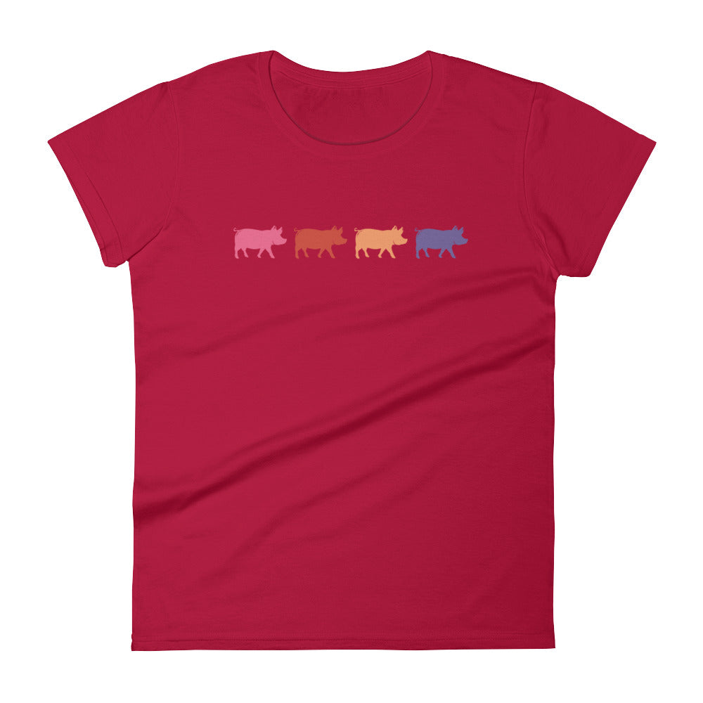 Pig Silhouette Women's T-shirt