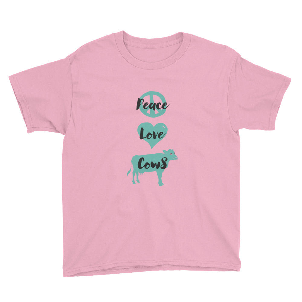 Peace Love Cows Kid's Soft Cotton Tee
