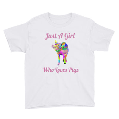 Just A Girl Who Loves Pigs Soft Cotton Tee